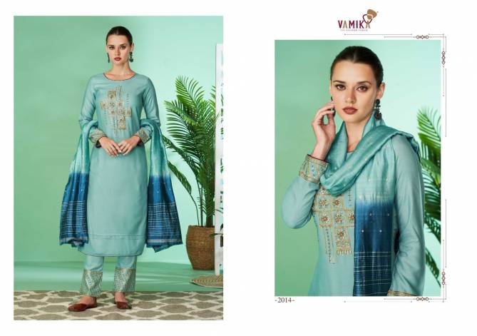 Vamika Ruhana 2 New Exclusive Wear Rayon Ready Made Suit Collection